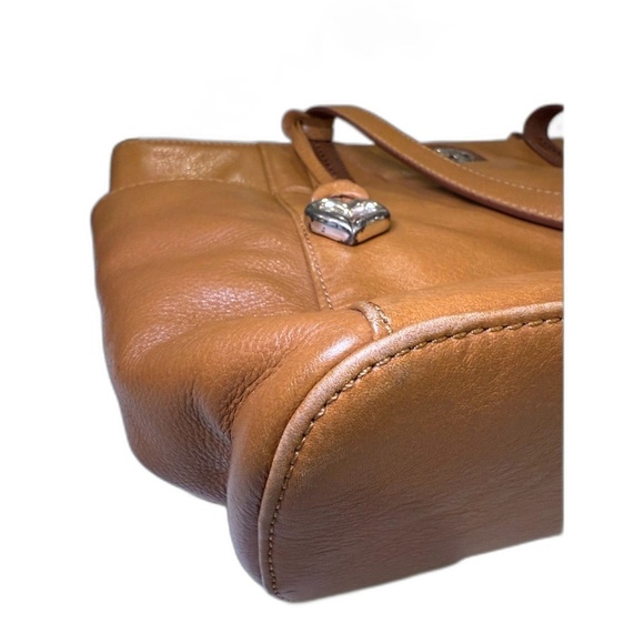 Brighton London Groove Collection Groovy Leather Tote in Camel - Picture 3 of 8